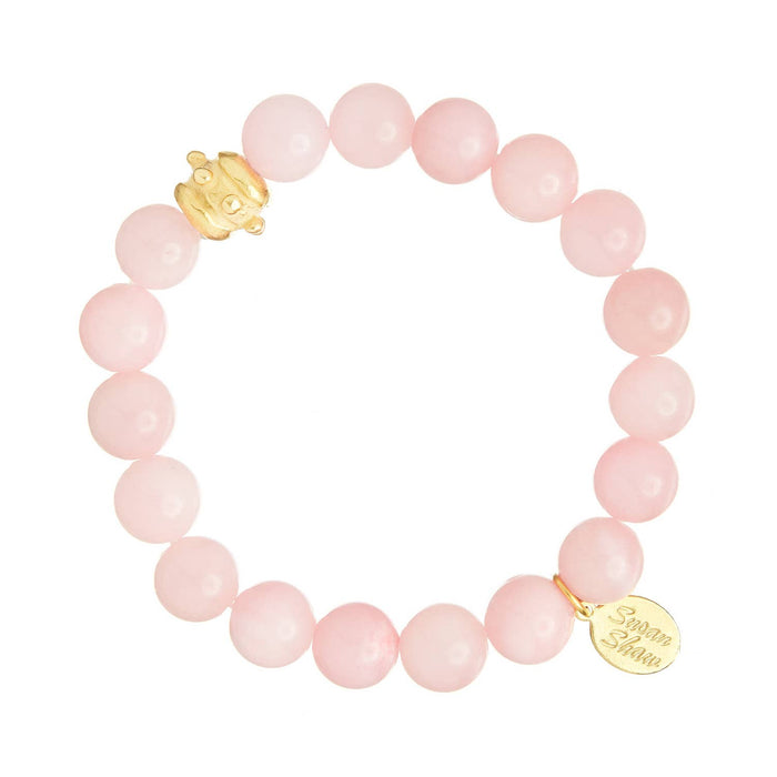 Bailey Stretch Bracelet - Pink Jade