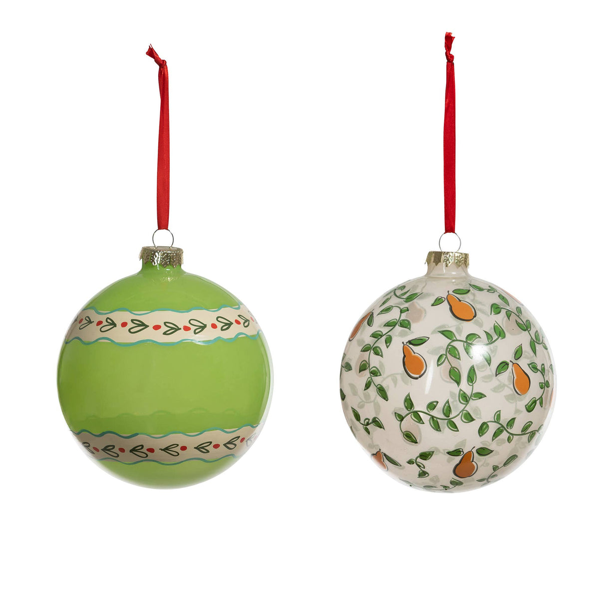 12 Days Of Christmas Glass Ornament