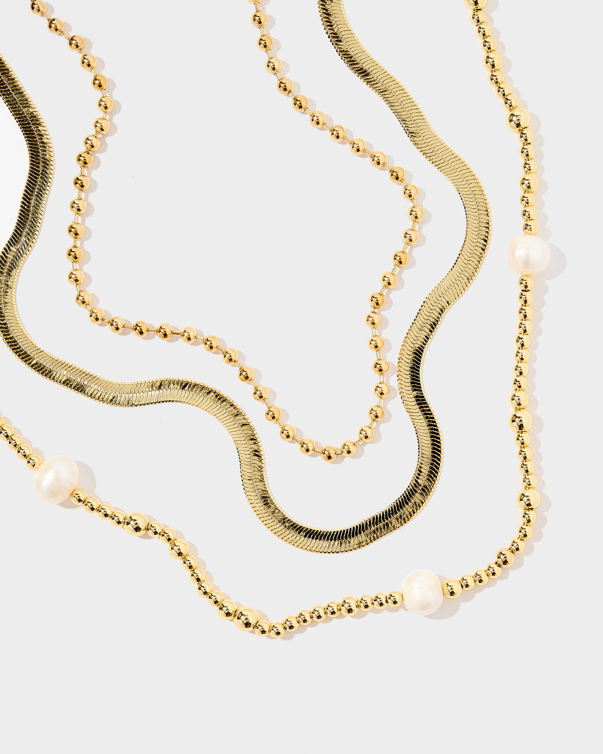 Hopeful Beaded Pearl Necklace