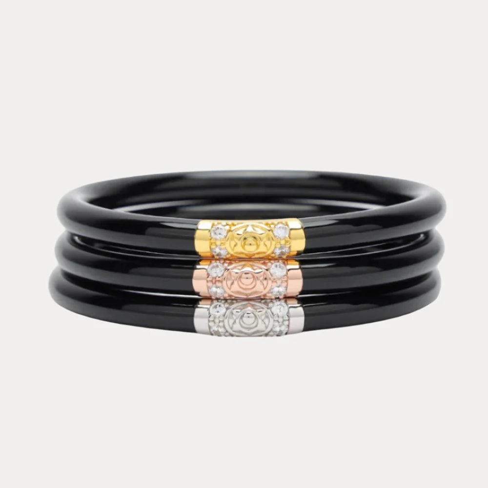 THREE KINGS ALL WEATHER BANGLES® (AWB®) - BLACK