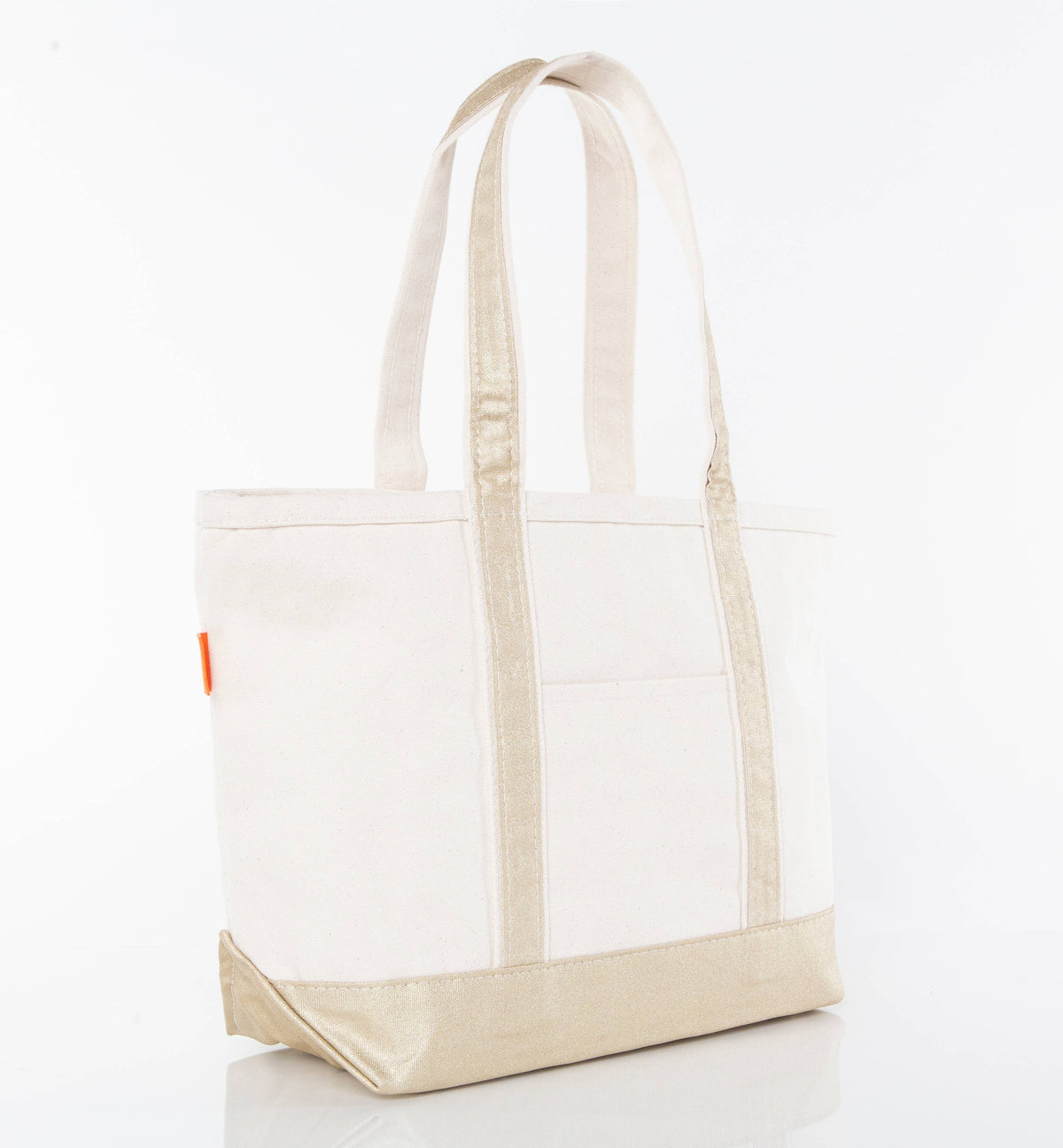 Medium Metallics Classic Tote: Metallic Green