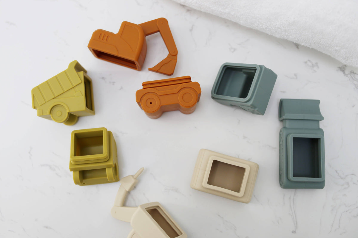 Construction Mold Free Silicone Toy Set 
