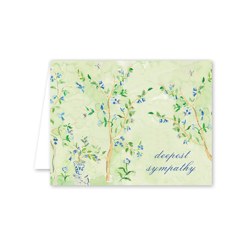 Bespoke Chinoiserie Sympathy: Single Card