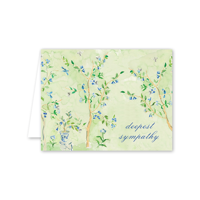 Bespoke Chinoiserie Sympathy: Single Card