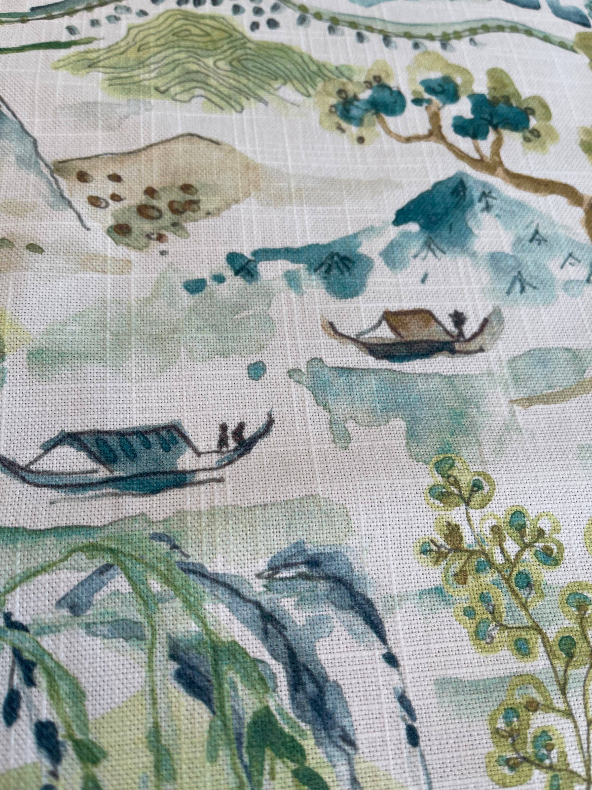 Watercolor Skies 22”x22” Down Pillow