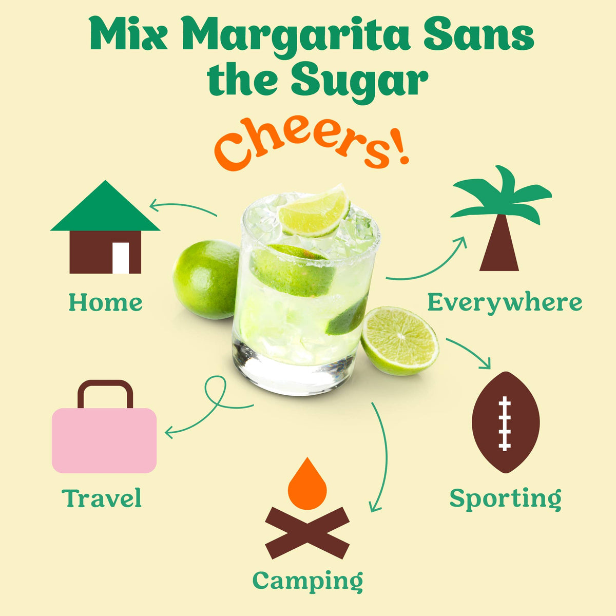 Single Packet Skinny Margarita Mixer