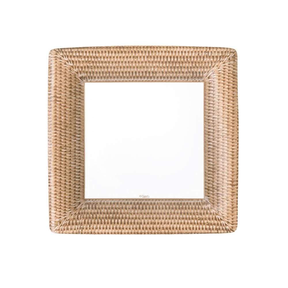 Rattan Sq Salad/Dessert Plates Square