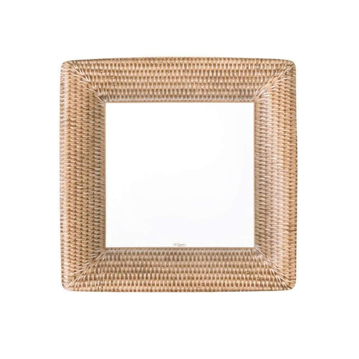 Rattan Sq Salad/Dessert Plates Square