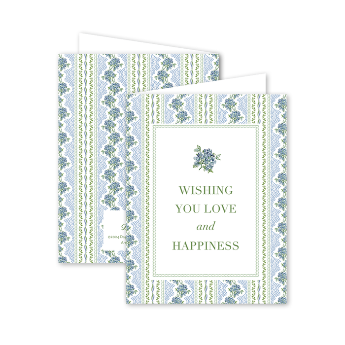 Christine's Hydrangeas Wedding: Single Card