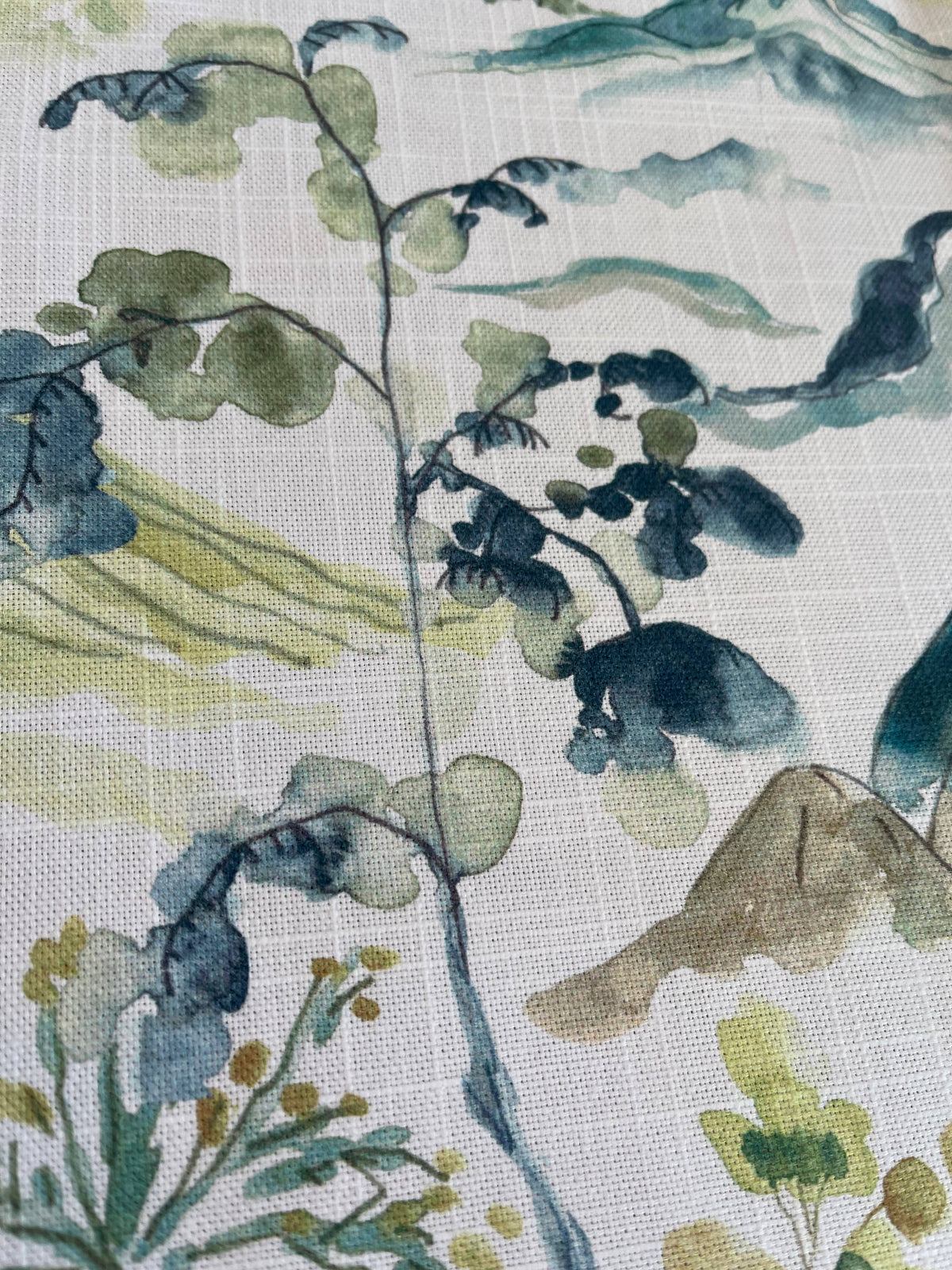 Watercolor Skies 22”x22” Down Pillow
