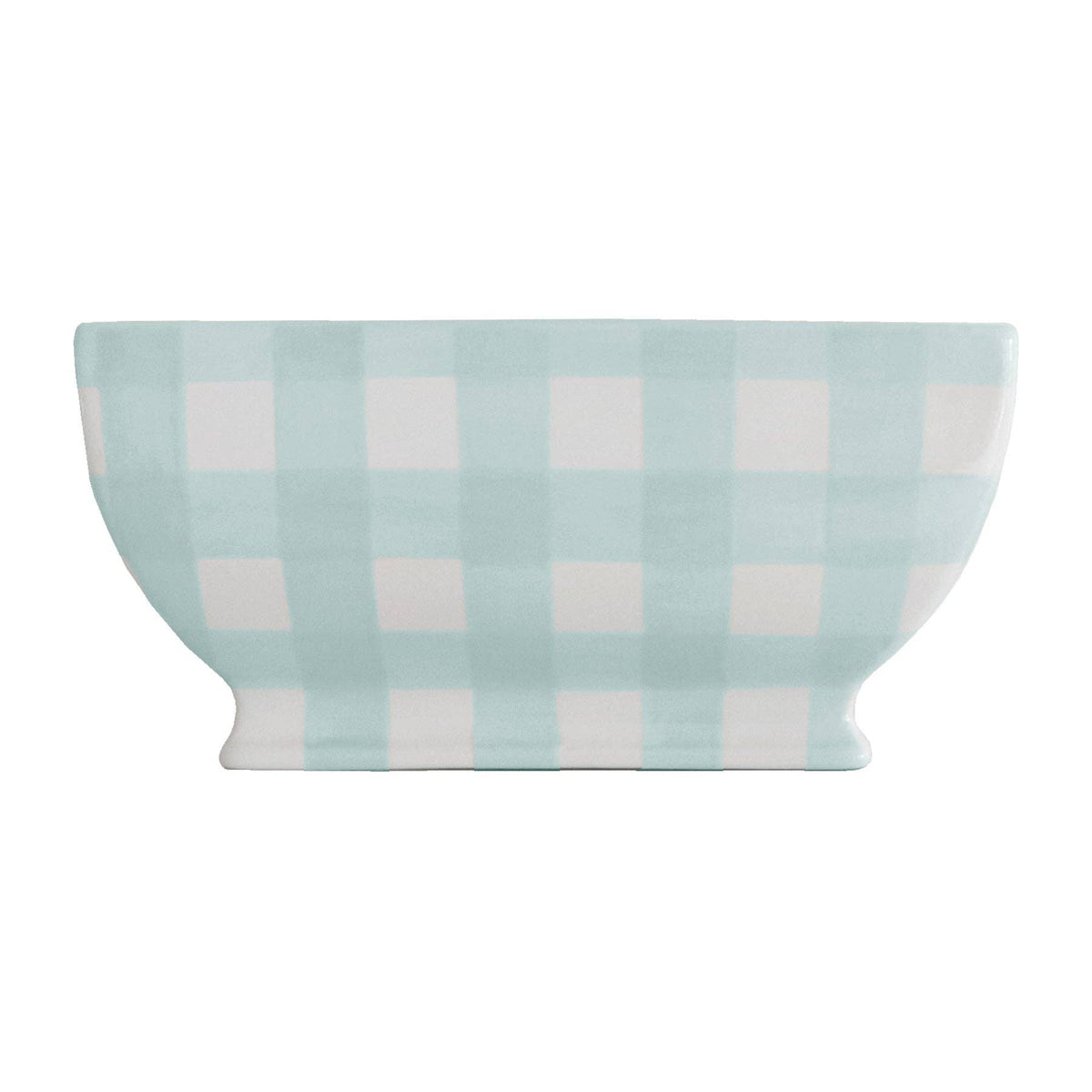 Pink Gingham Planter