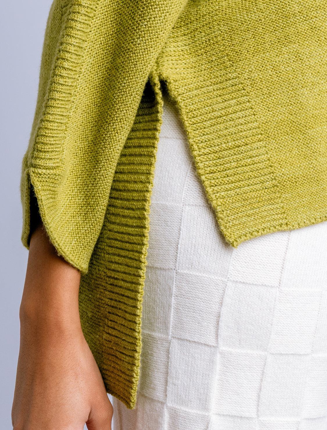 Green Tea Boho Sweater