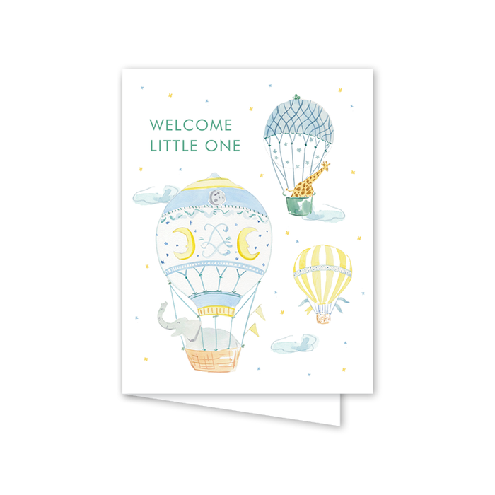Balloon Festival Card: Single Card