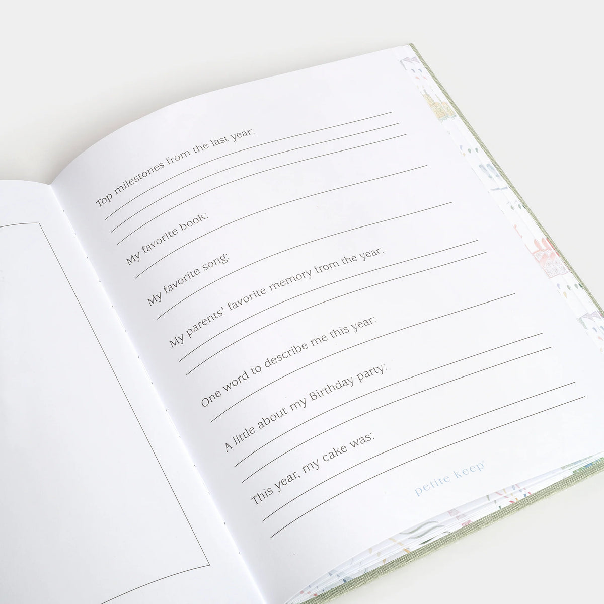 Petite Keep Birthday Memories Book