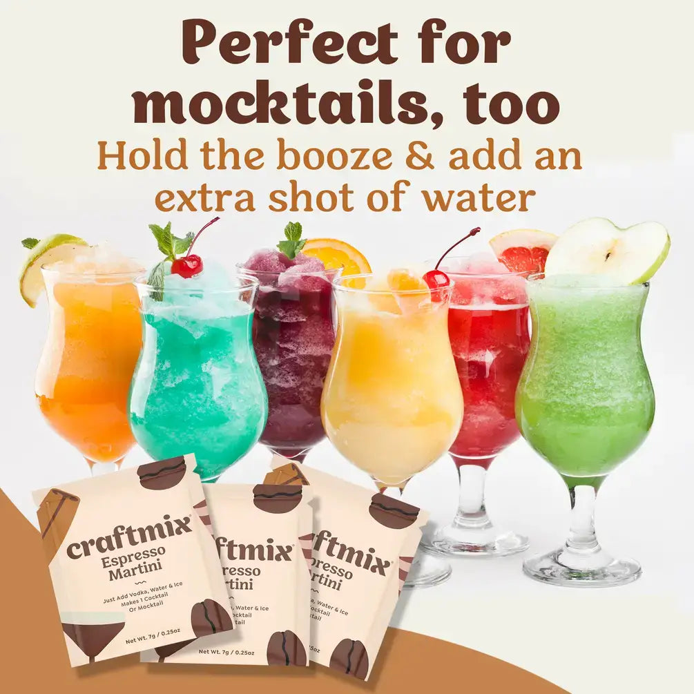 Single Packet Espresso Martini Mixer