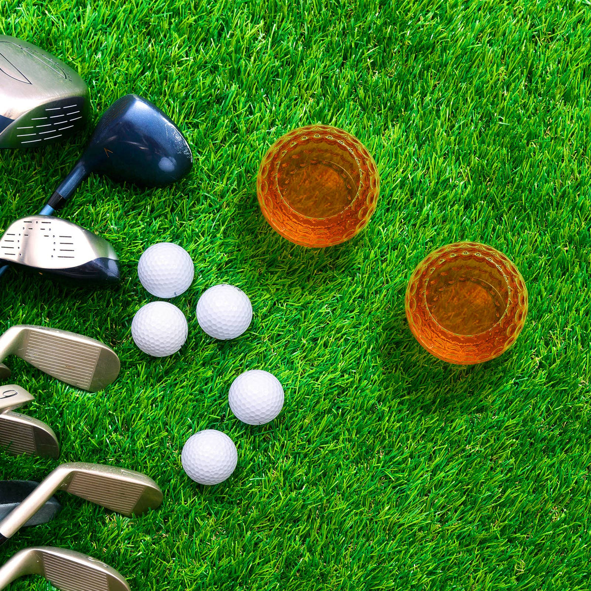 Golf Whiskey Glass Set