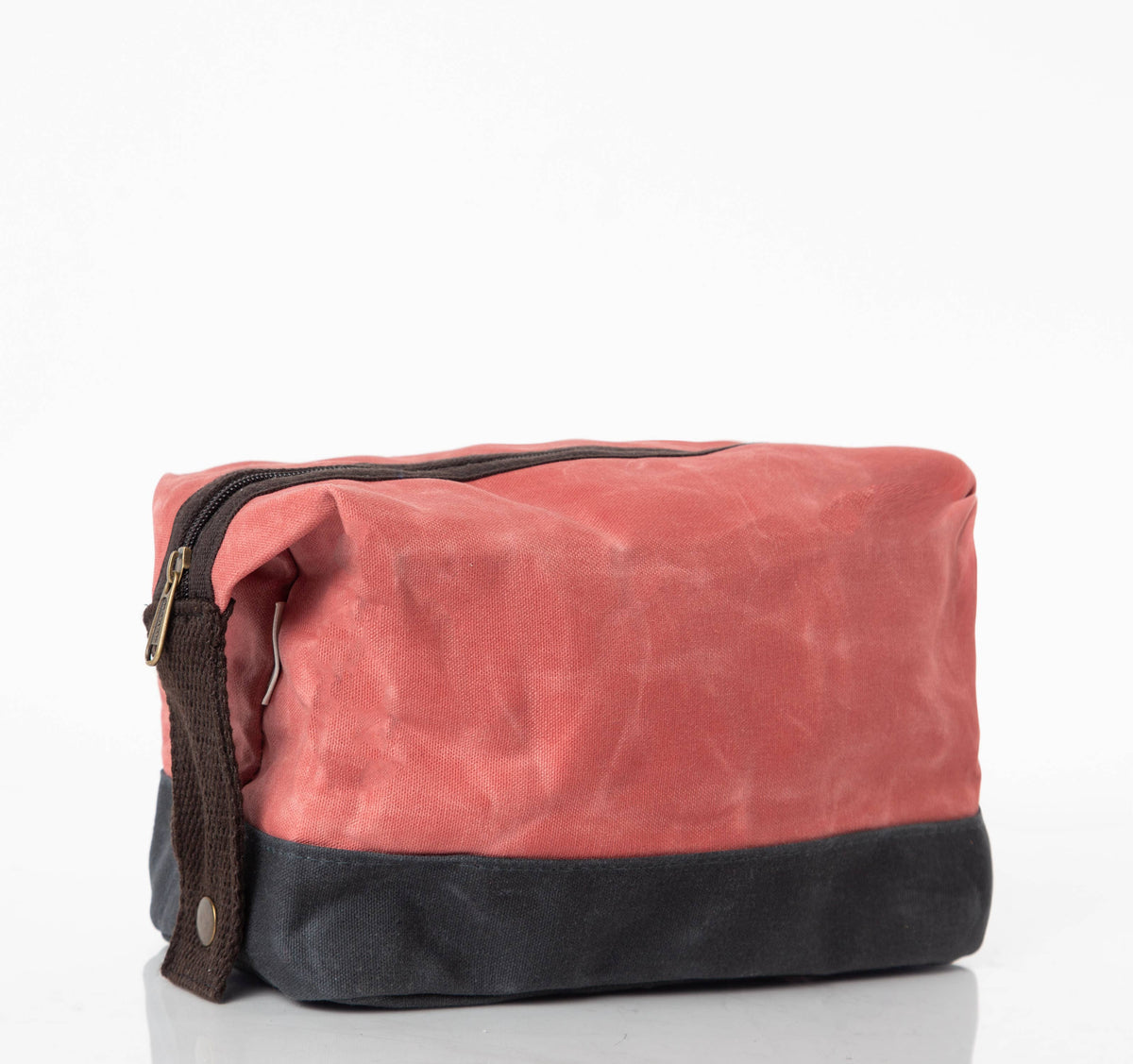 Waxed Dopp Kit: Olive