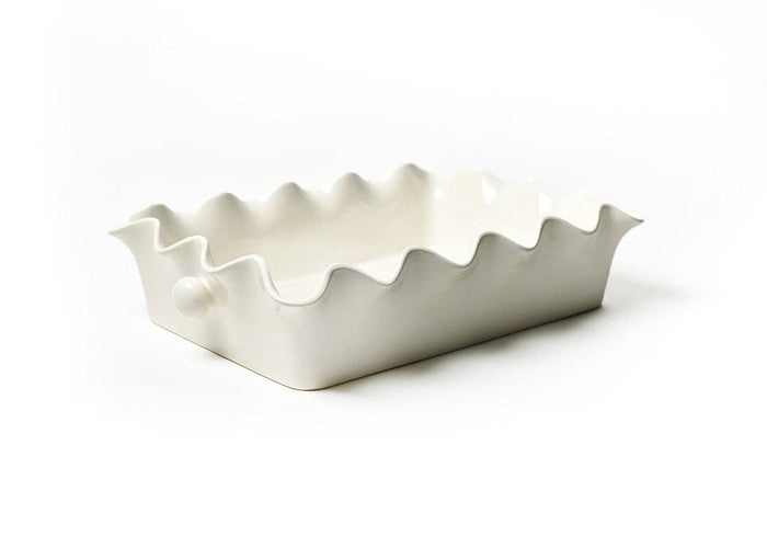 Signature White 14 Ruffle Casserole