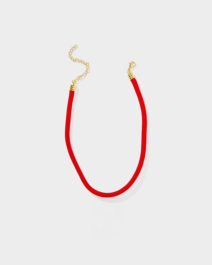 Flare Cord Necklace: 14 Inches