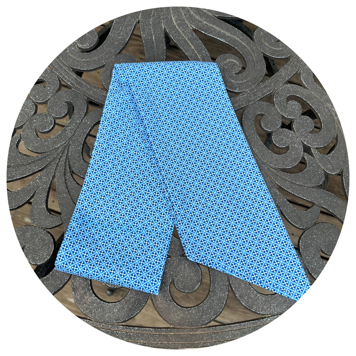 Designer Blue Imperial Diamond Wall Sash: 54 Inches