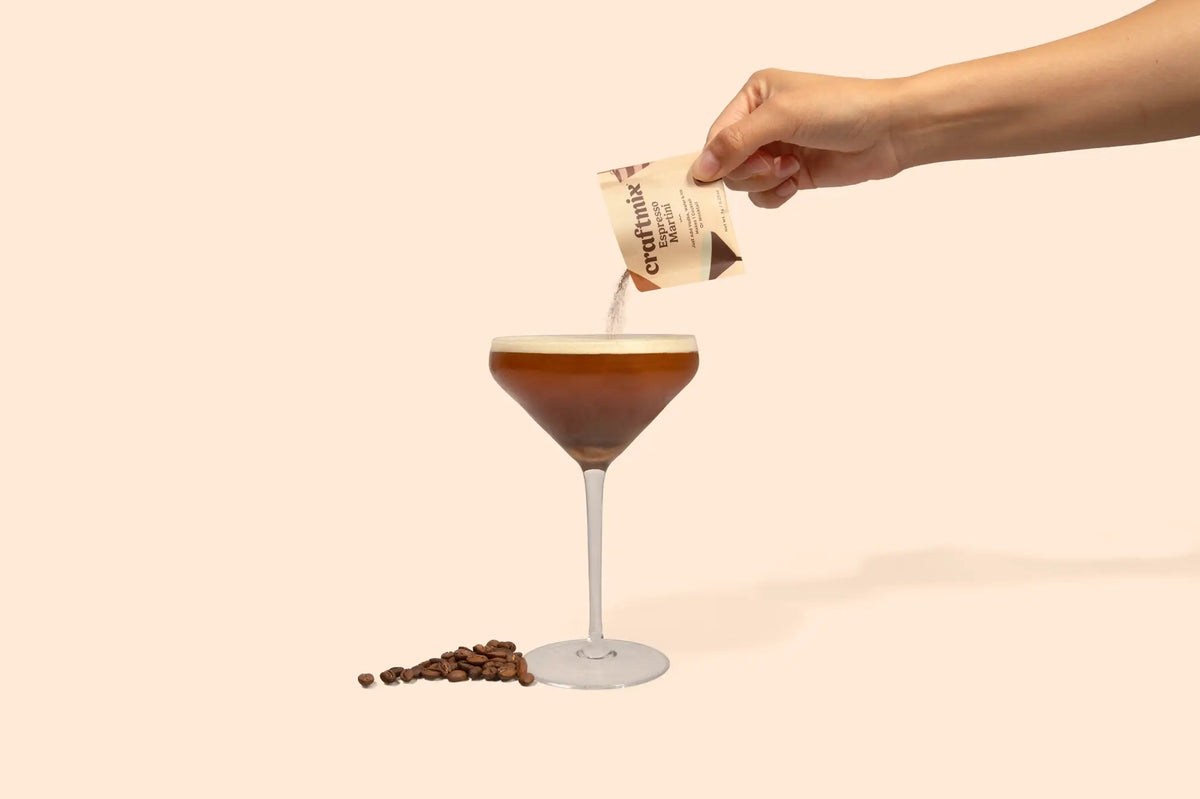 Single Packet Espresso Martini Mixer