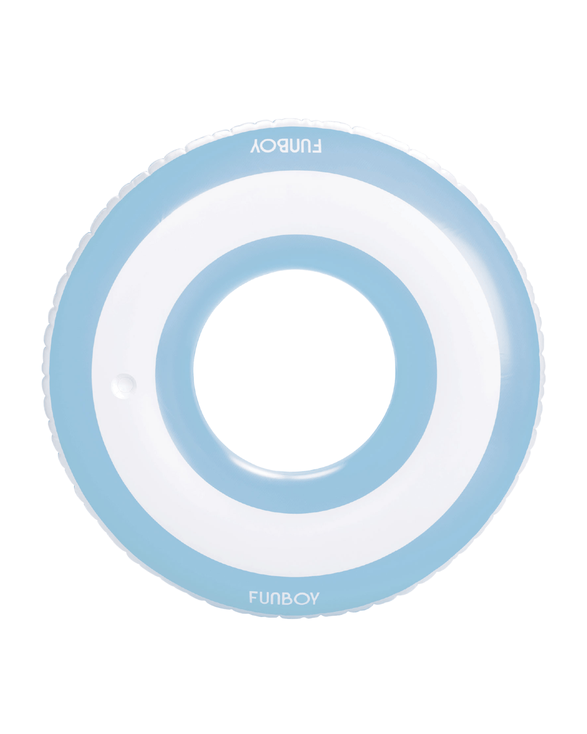 Blue & White Stripe Tube Float