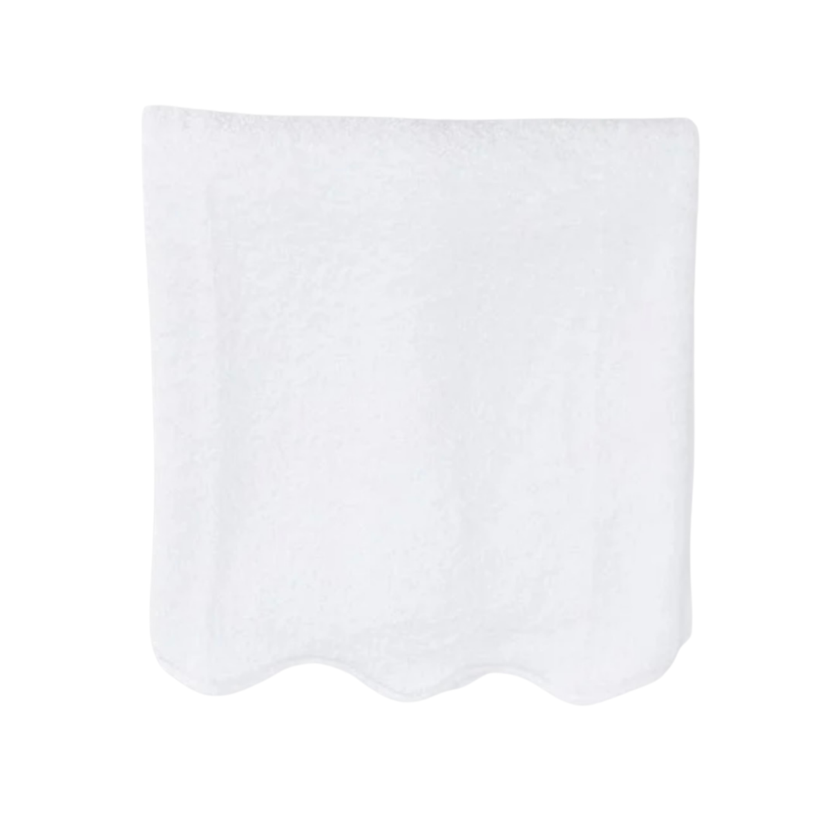 Weezie Scallop Bath Towel- White
