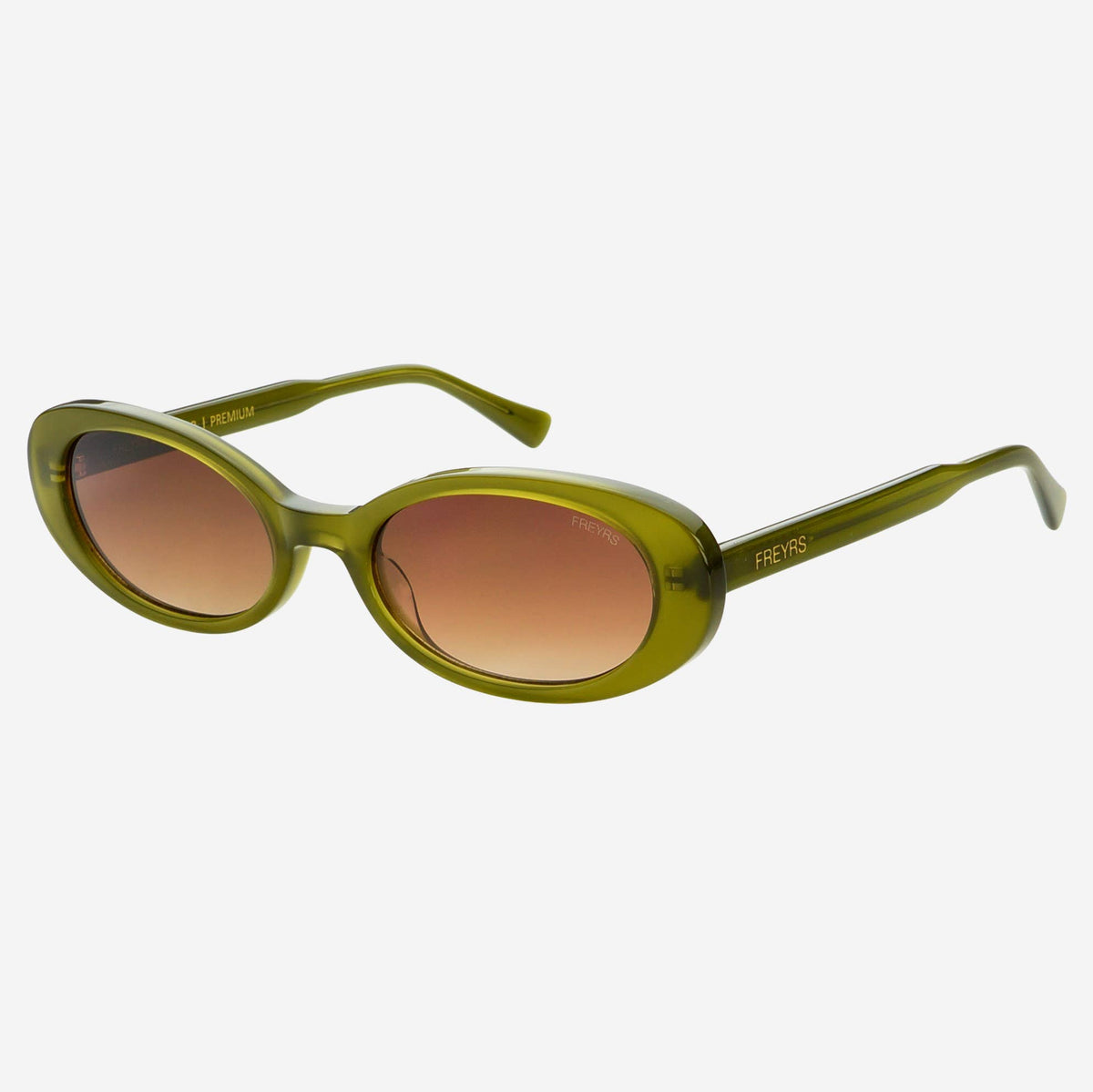 Mimi Oval Olive Sunglasses
