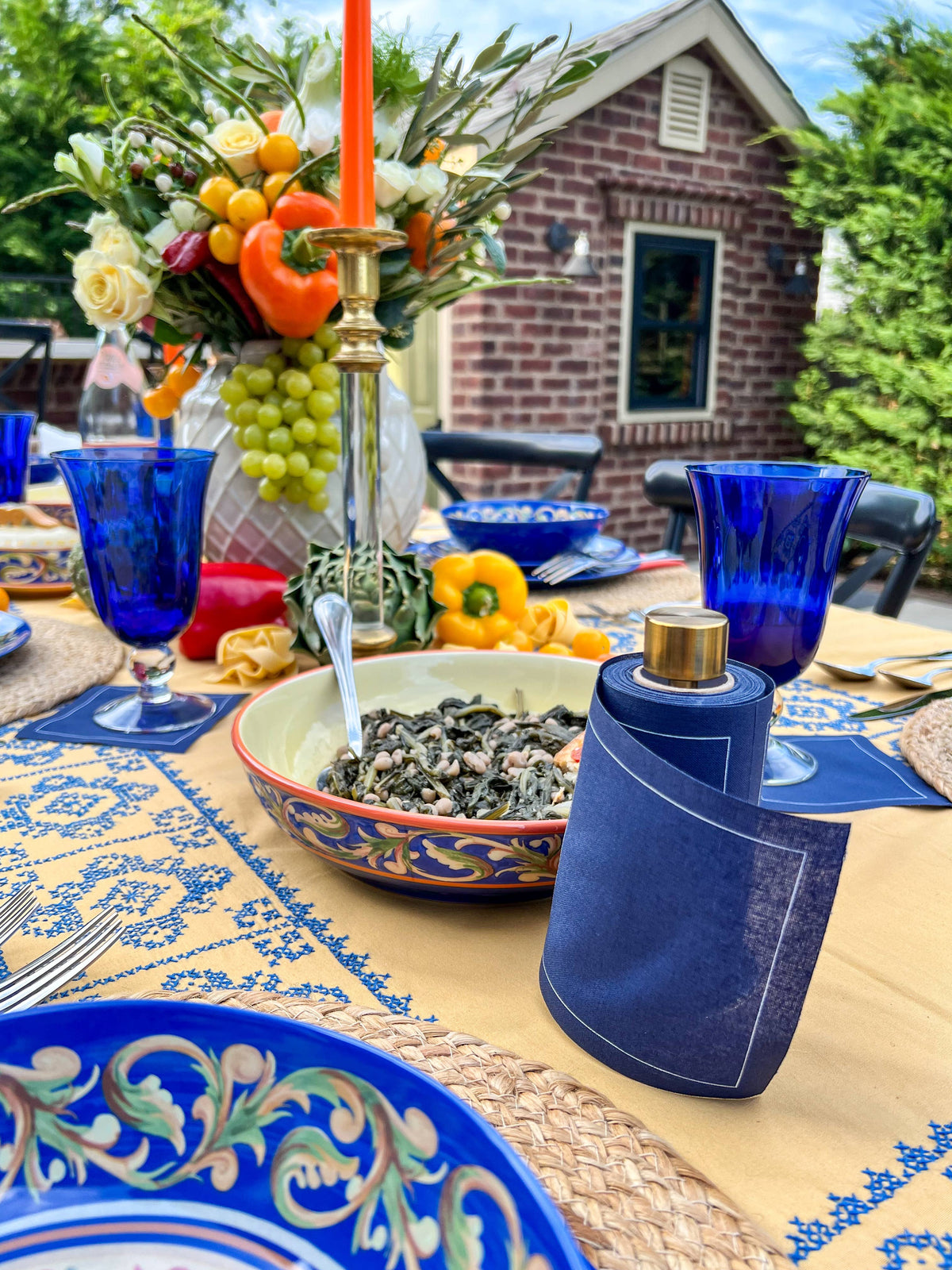 Midnight City Luxury Disposable Cotton Cocktail Napkins