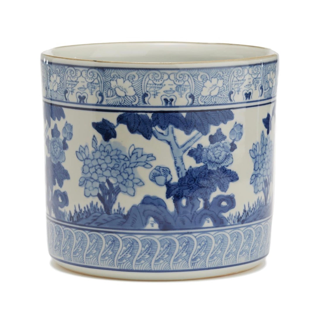Chinoiserie Landscape Cachepot