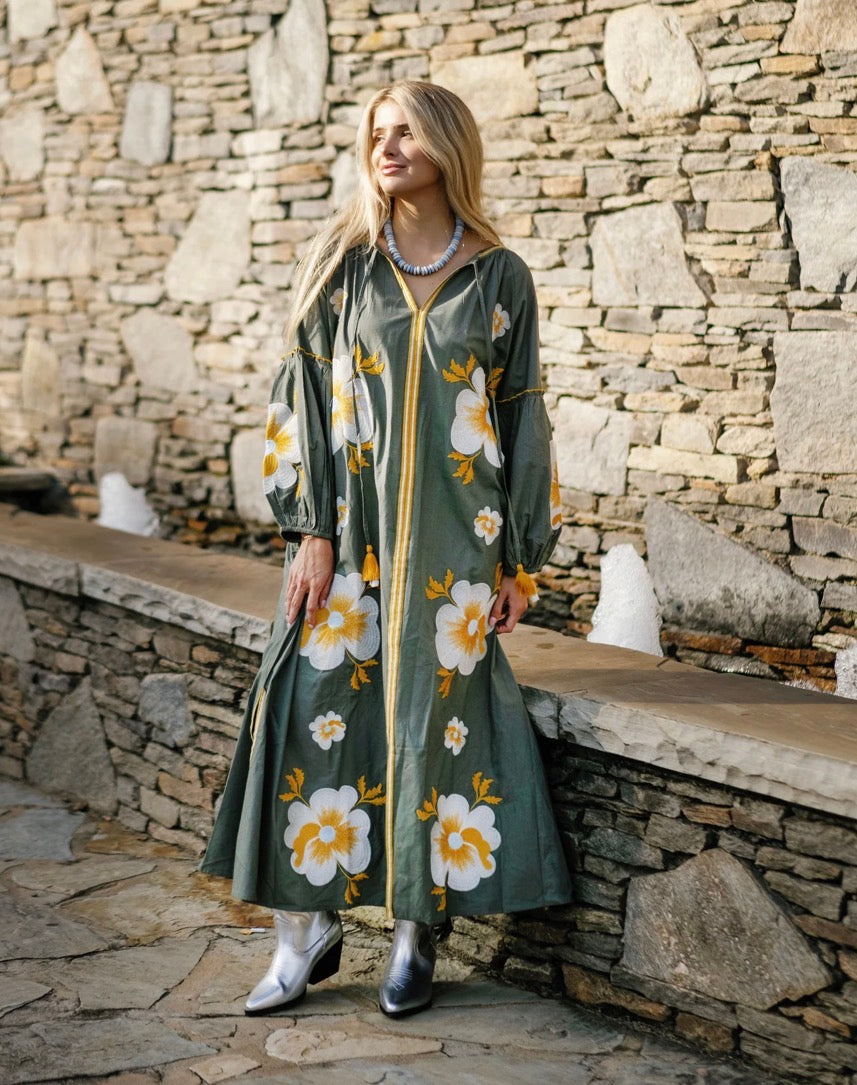 Tela Mercantile Olive Oil Caftan