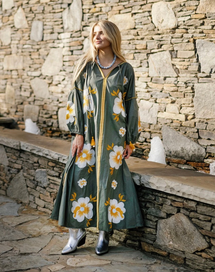 Tela Mercantile Olive Oil Caftan