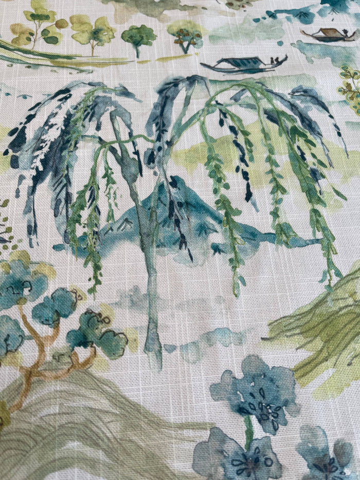 Watercolor Skies 22”x22” Down Pillow
