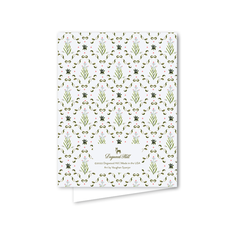 Paperwhites Scallop Thinking of You: Single Card