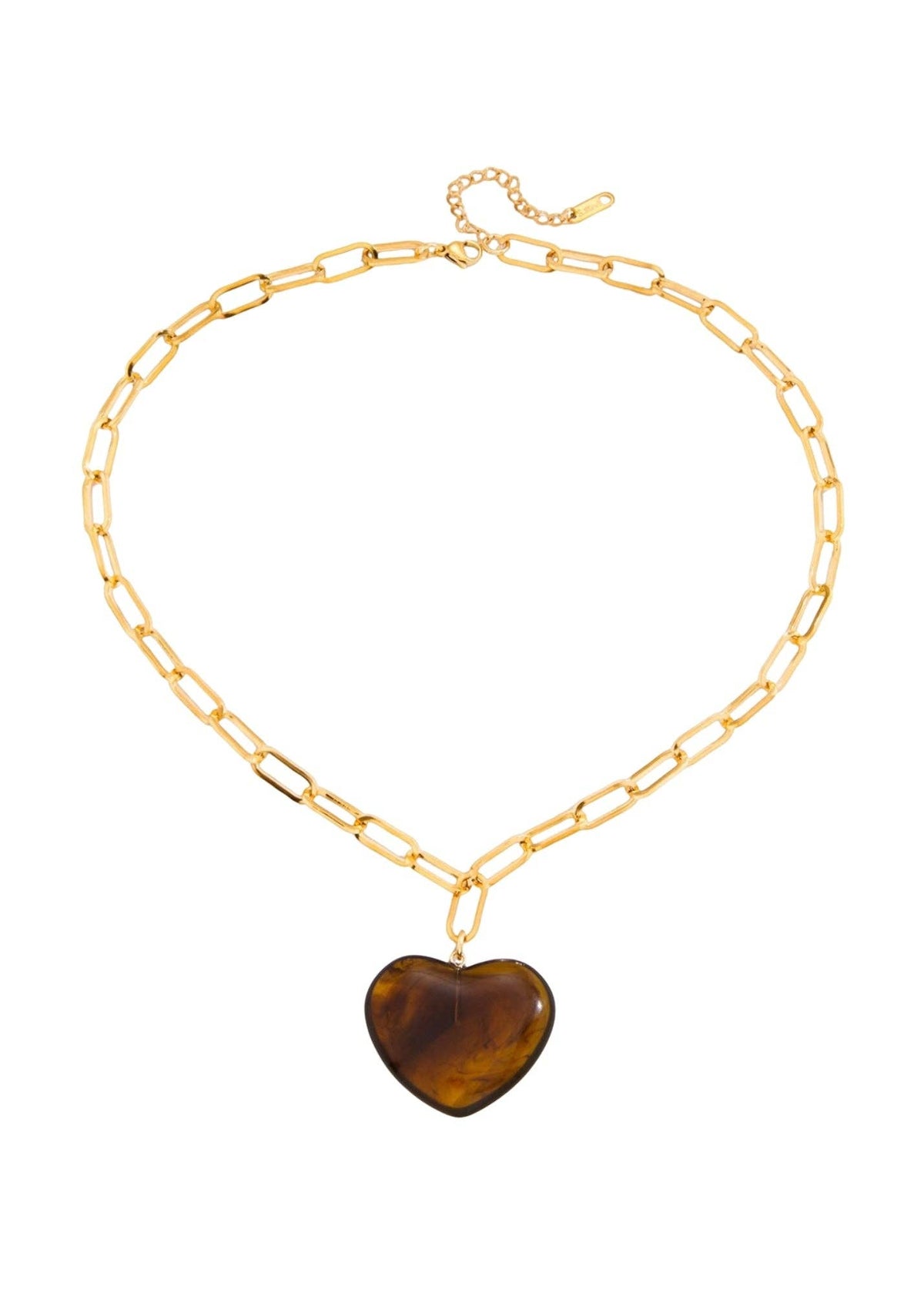 Tortoise Heart Necklace