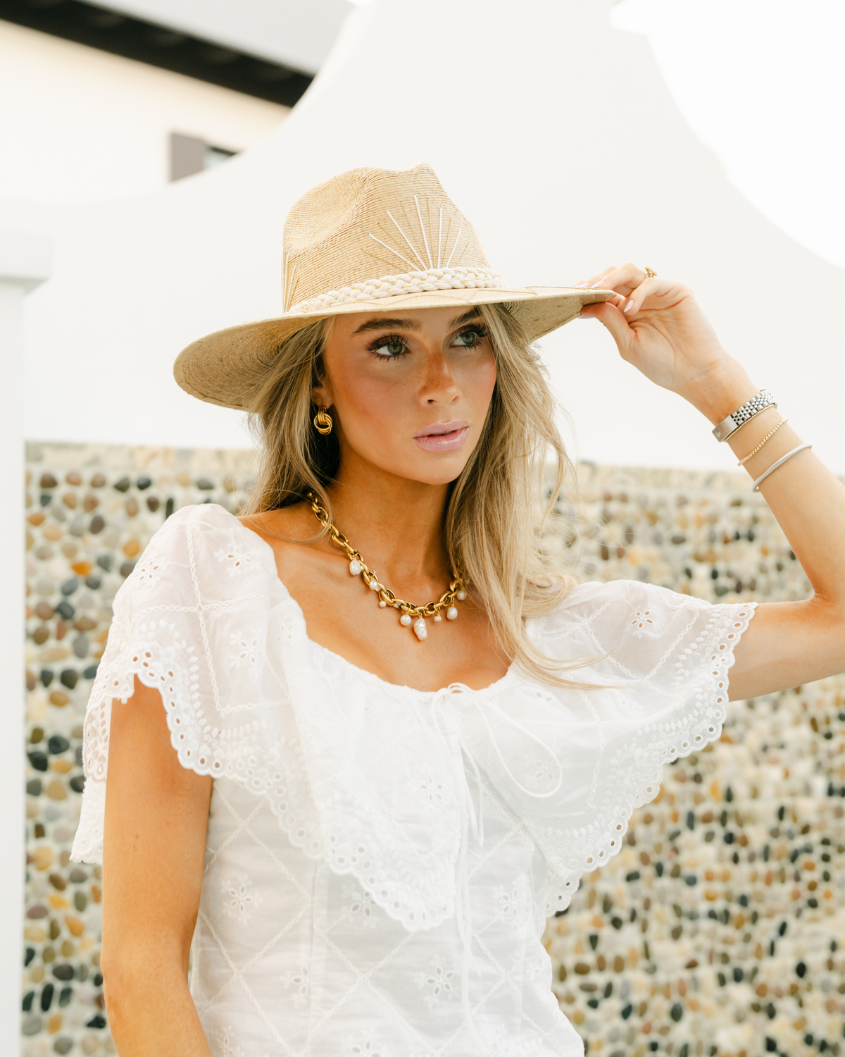 Natural Palm Cabo Agave Hat