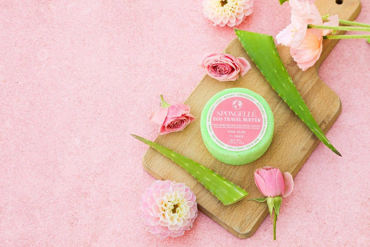 Pink Aloe Eco Travel Buffer