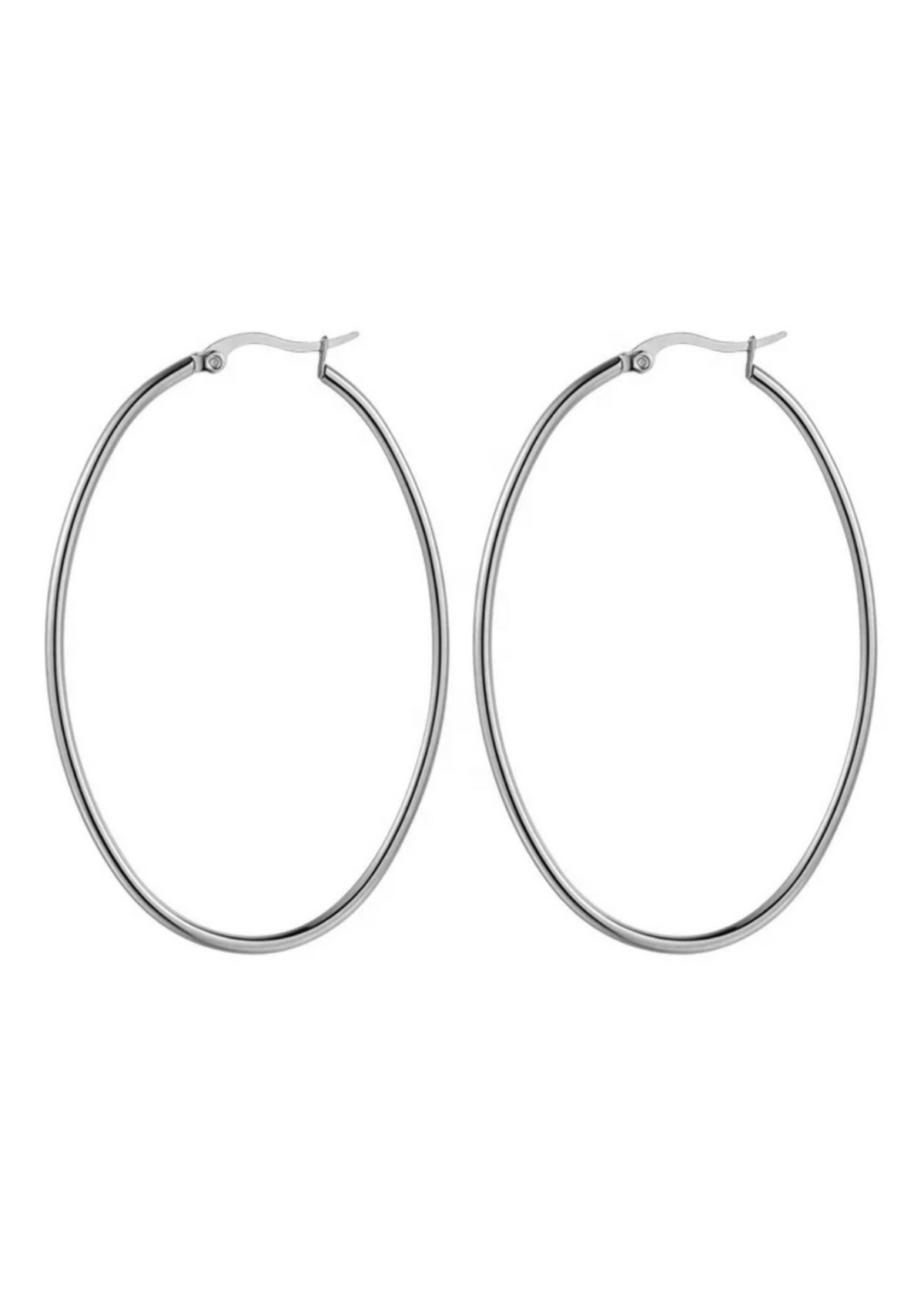 Oval Hoops: Gold