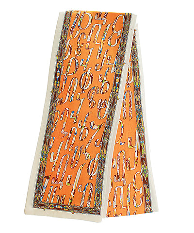 Geometric Twilly Scarf