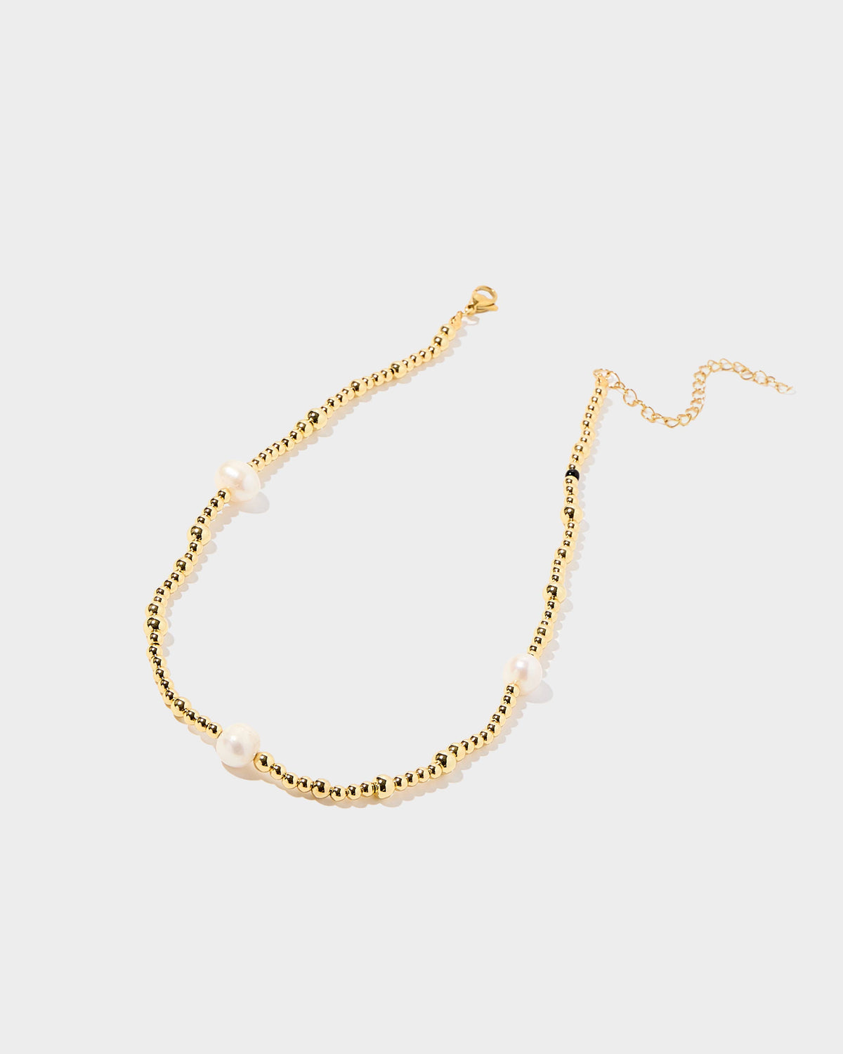 Hopeful Beaded Pearl Necklace