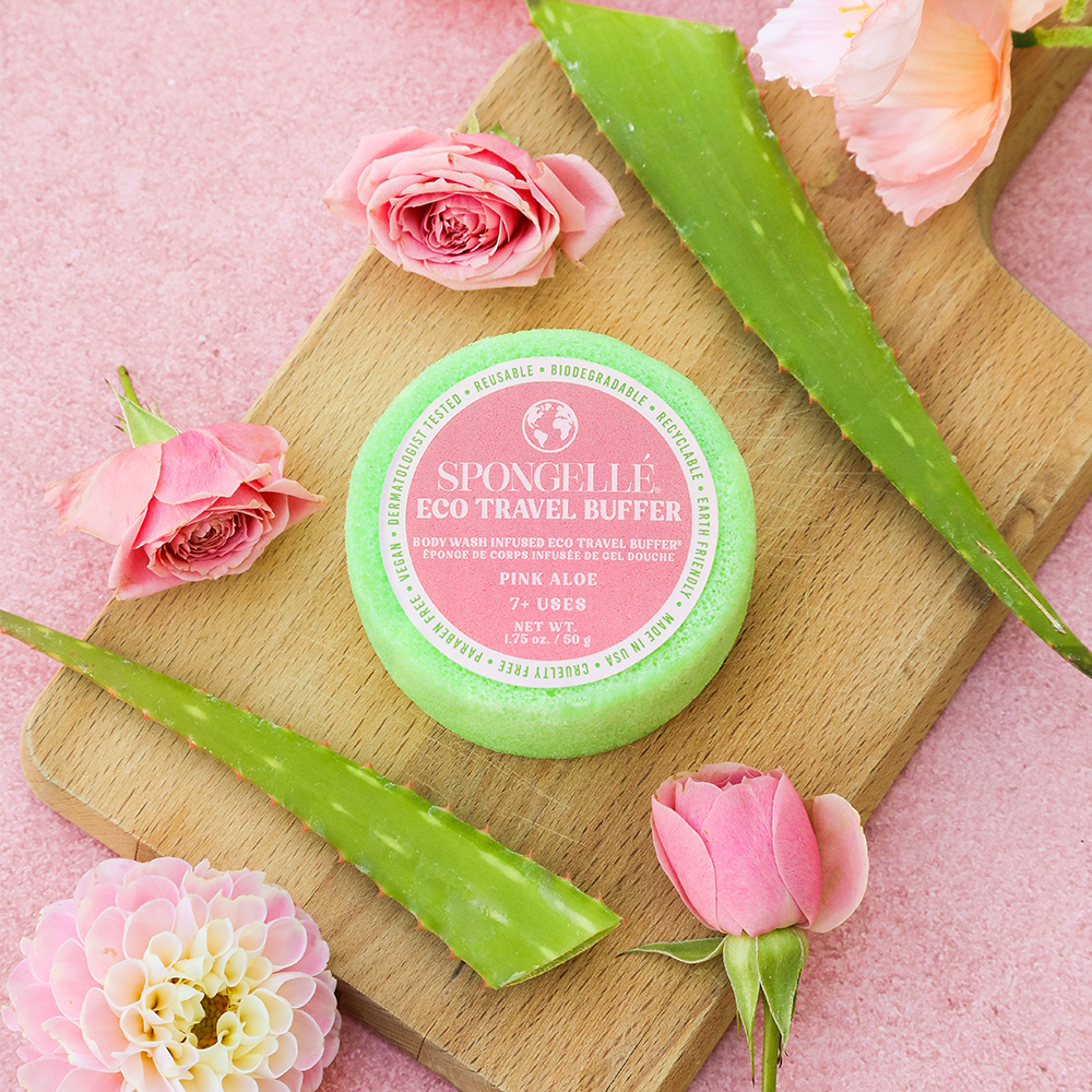 Pink Aloe Eco Travel Buffer