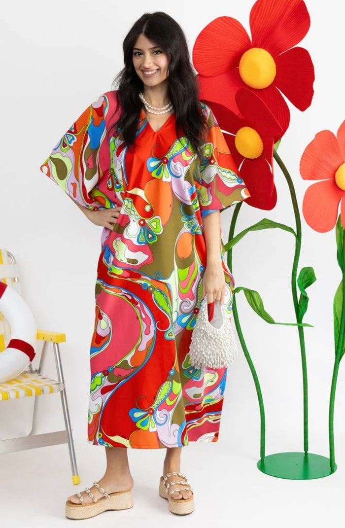 Tela Mercantile Summer Swirls Caftan