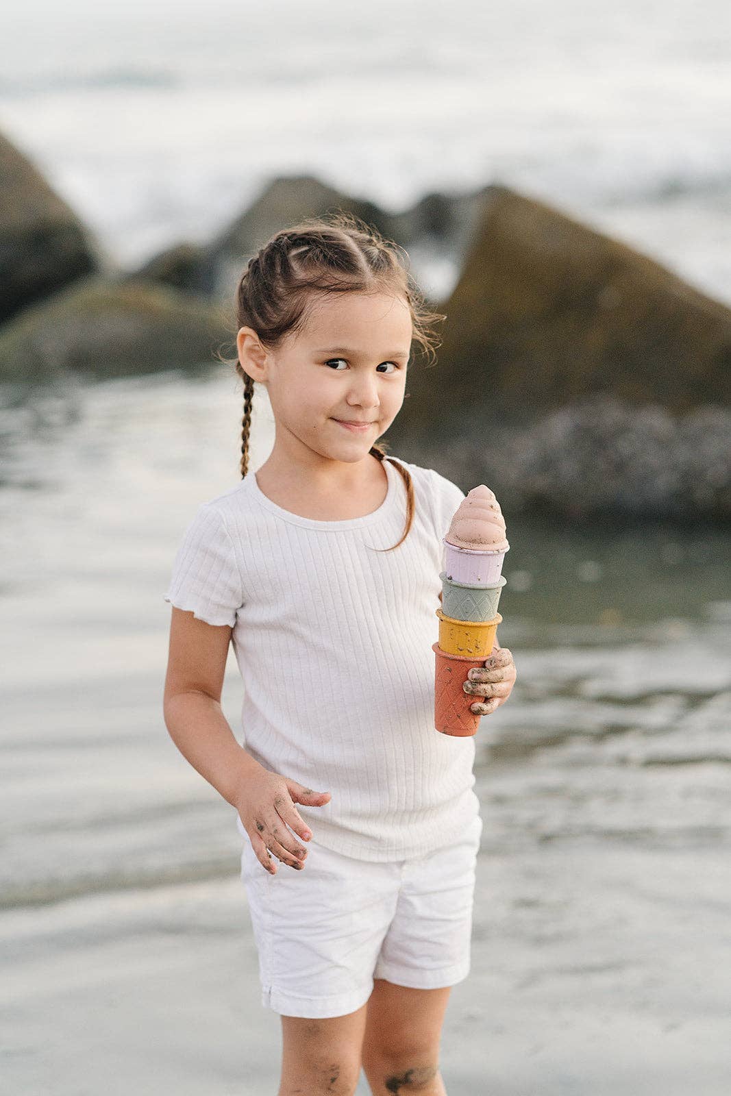 Classic Silicone Ice Cream Beach Set