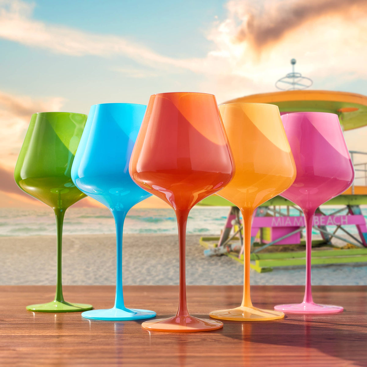 Palm Beach Wine Glass