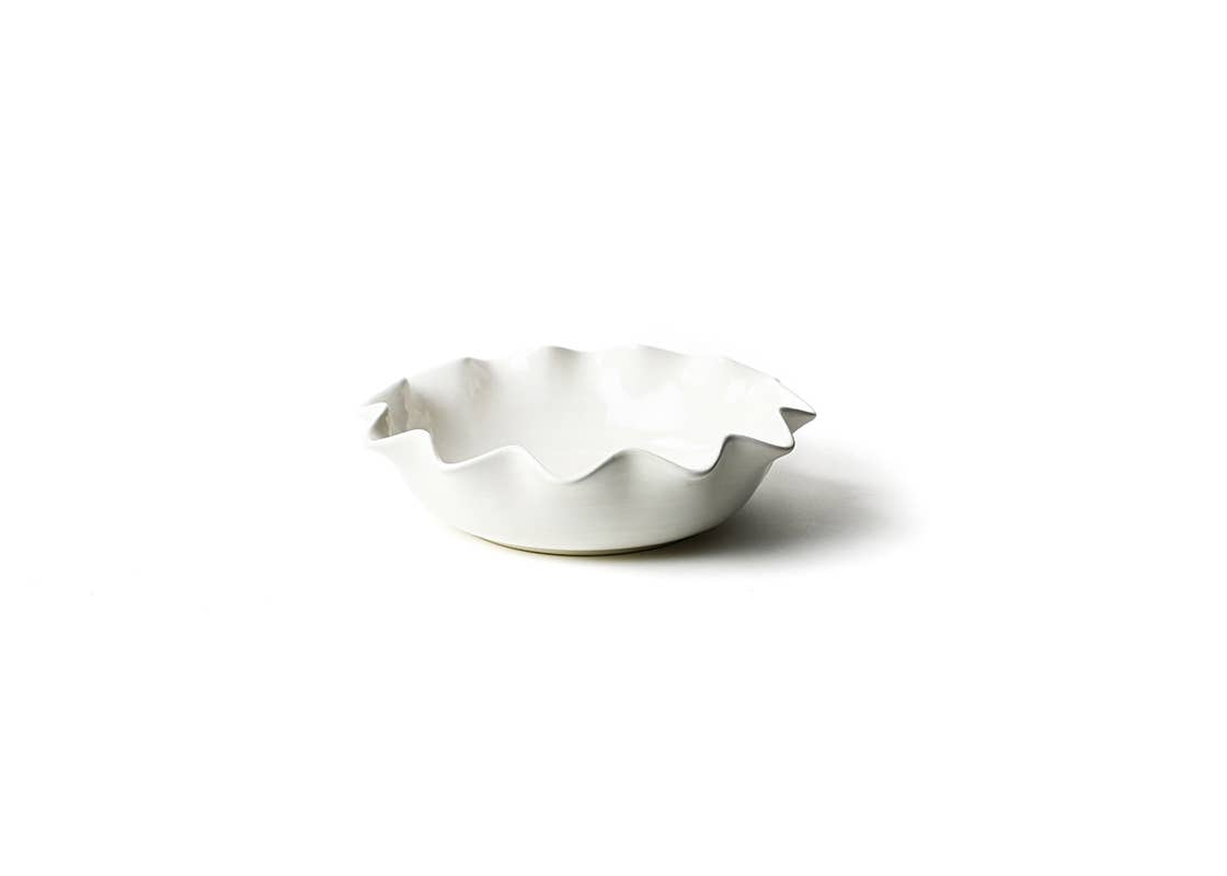 Signature White Ruffle Entree Bowl