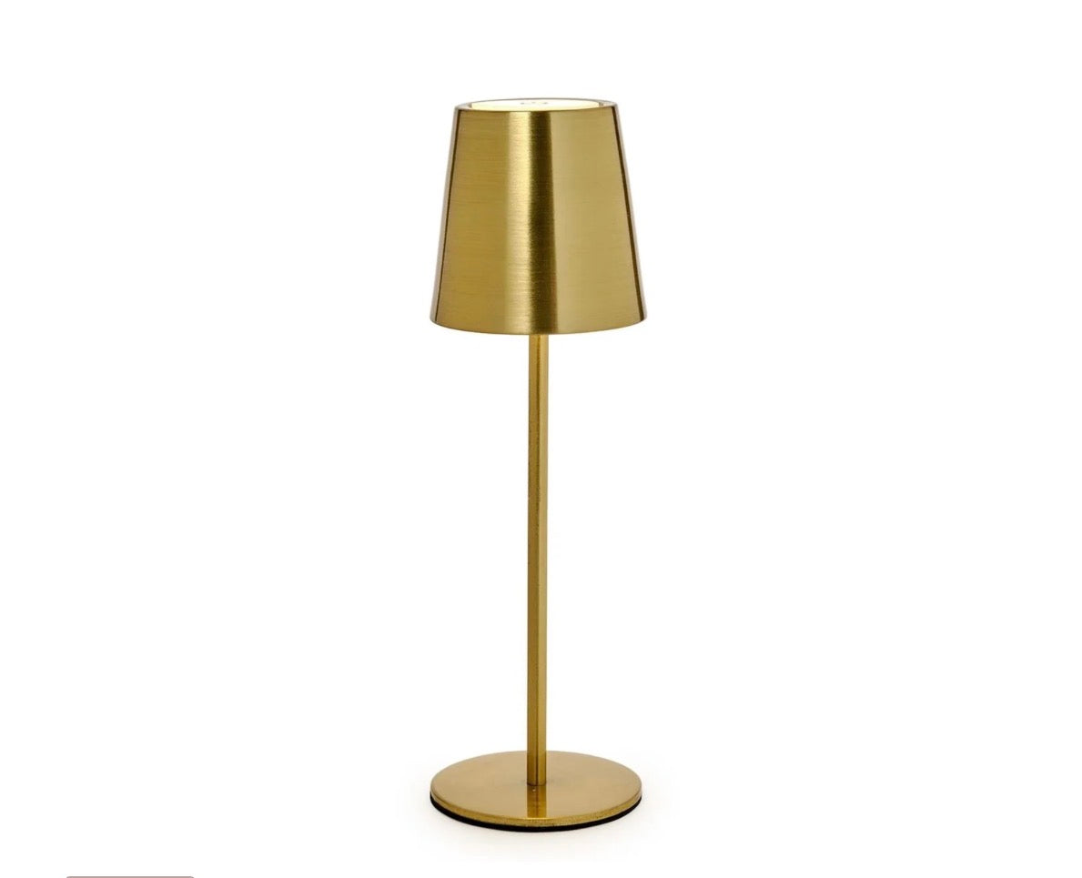 Mini Gold Cordless LED Lamp in Gift Box