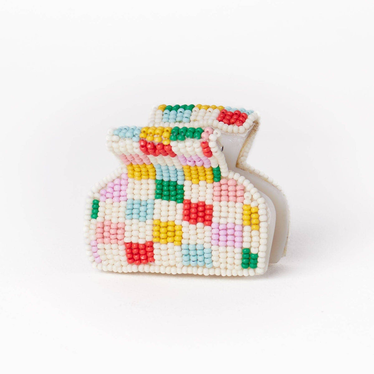 Gia Petite Multi-Color Checked Claw Light-Check Wholesale
