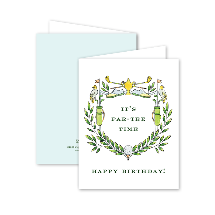 Golf Birthday: Single Card