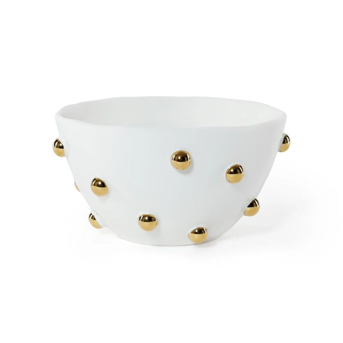 Celestial Gold Hobnail Bowl