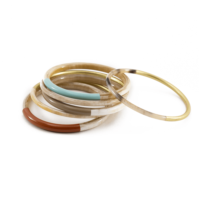 Autumn Metallic Bangle Set
